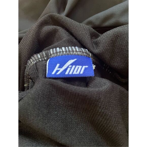 Hilor Black One Shoulder One Piece Swimsuit Women's Great Condition Size S-M - Picture 3 of 7